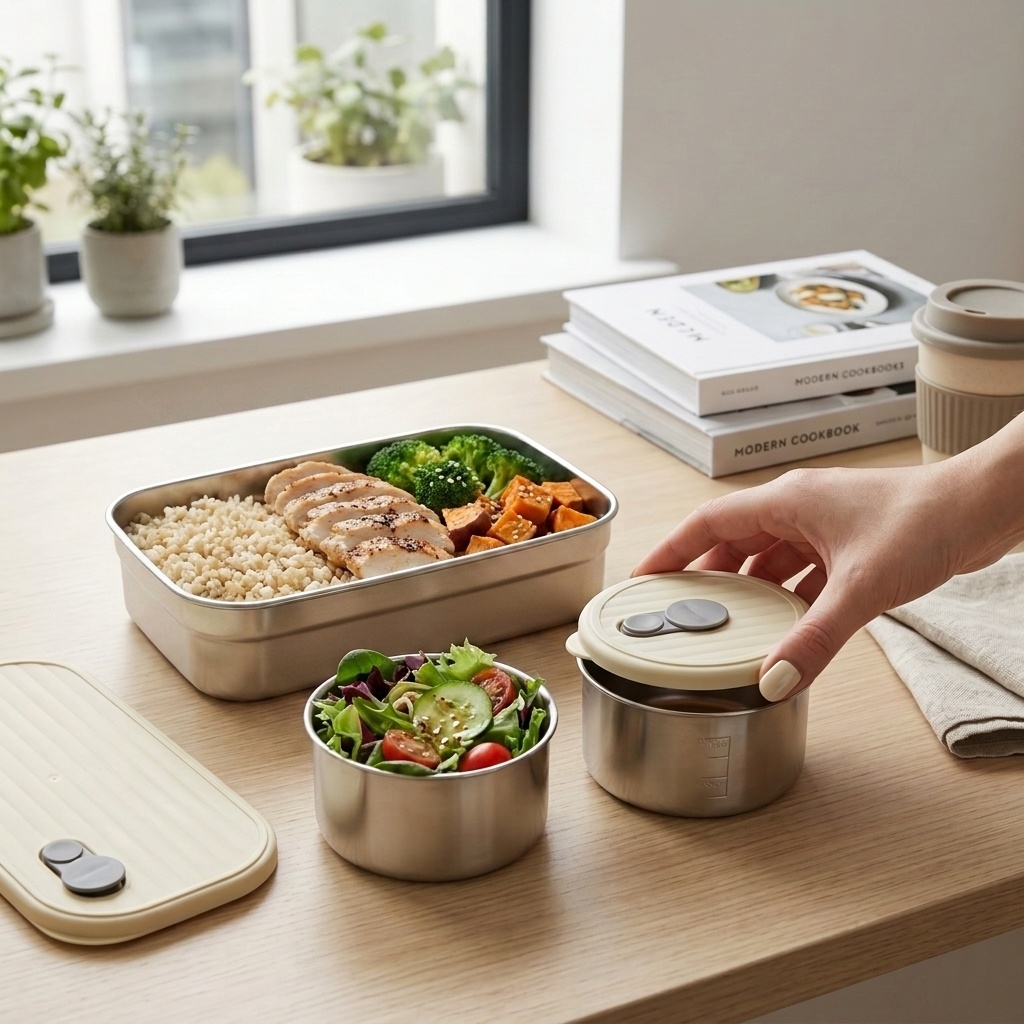 Food Storage 30 Years - Microwave Safe 304 Stainless Steel Bento