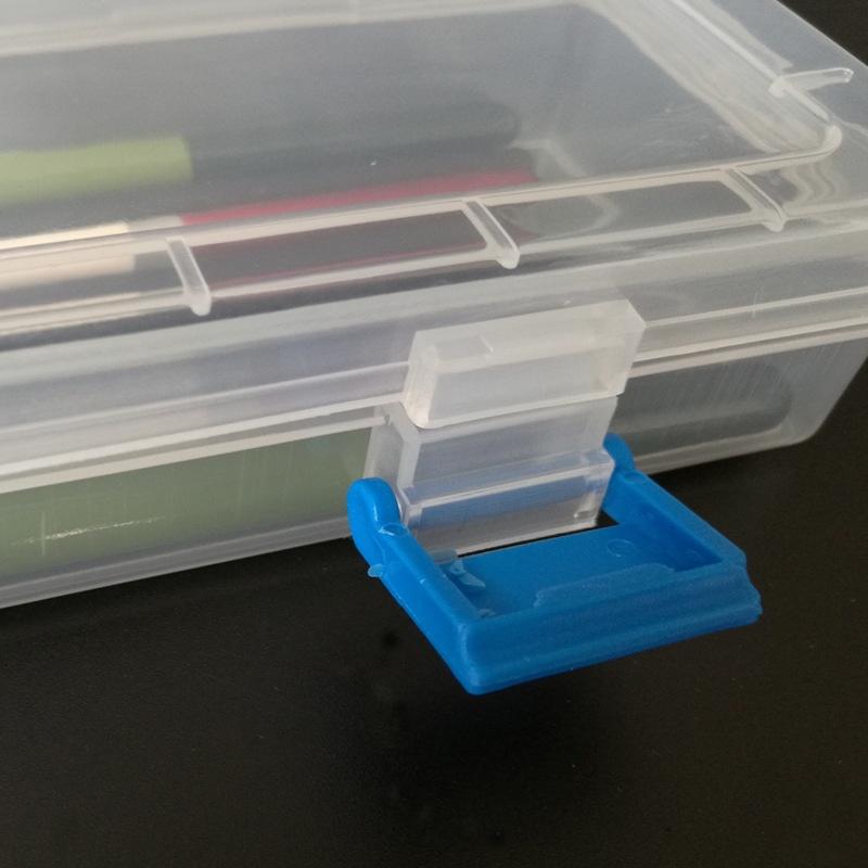 Food Storage Drawing - White Plastic Storage Box Multifunctional Organizer