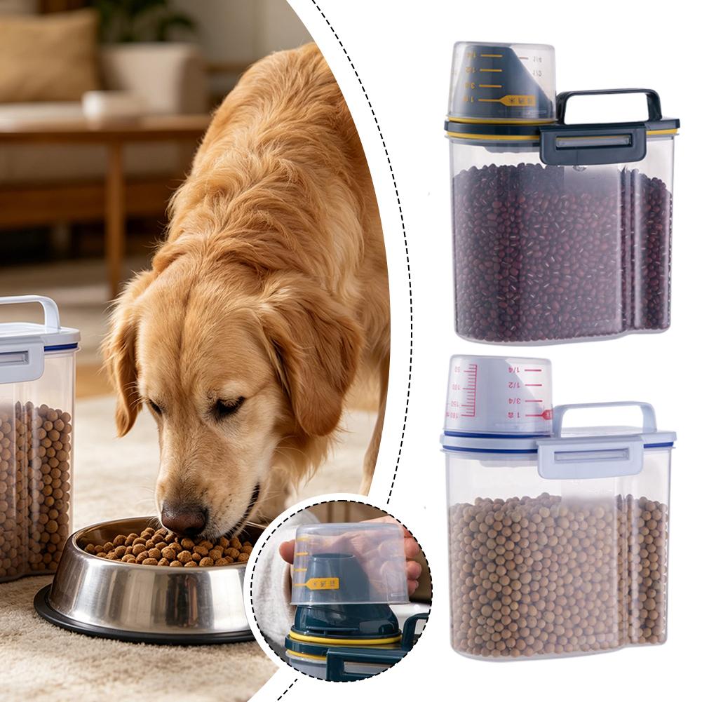 Food Storage Large - Plastic Pet Food Storage Container with