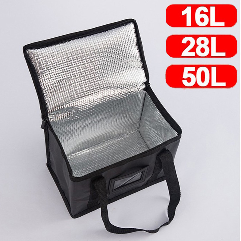 1pc Large Insulated Picnic Bag - Food Storage Zipper recension och pris