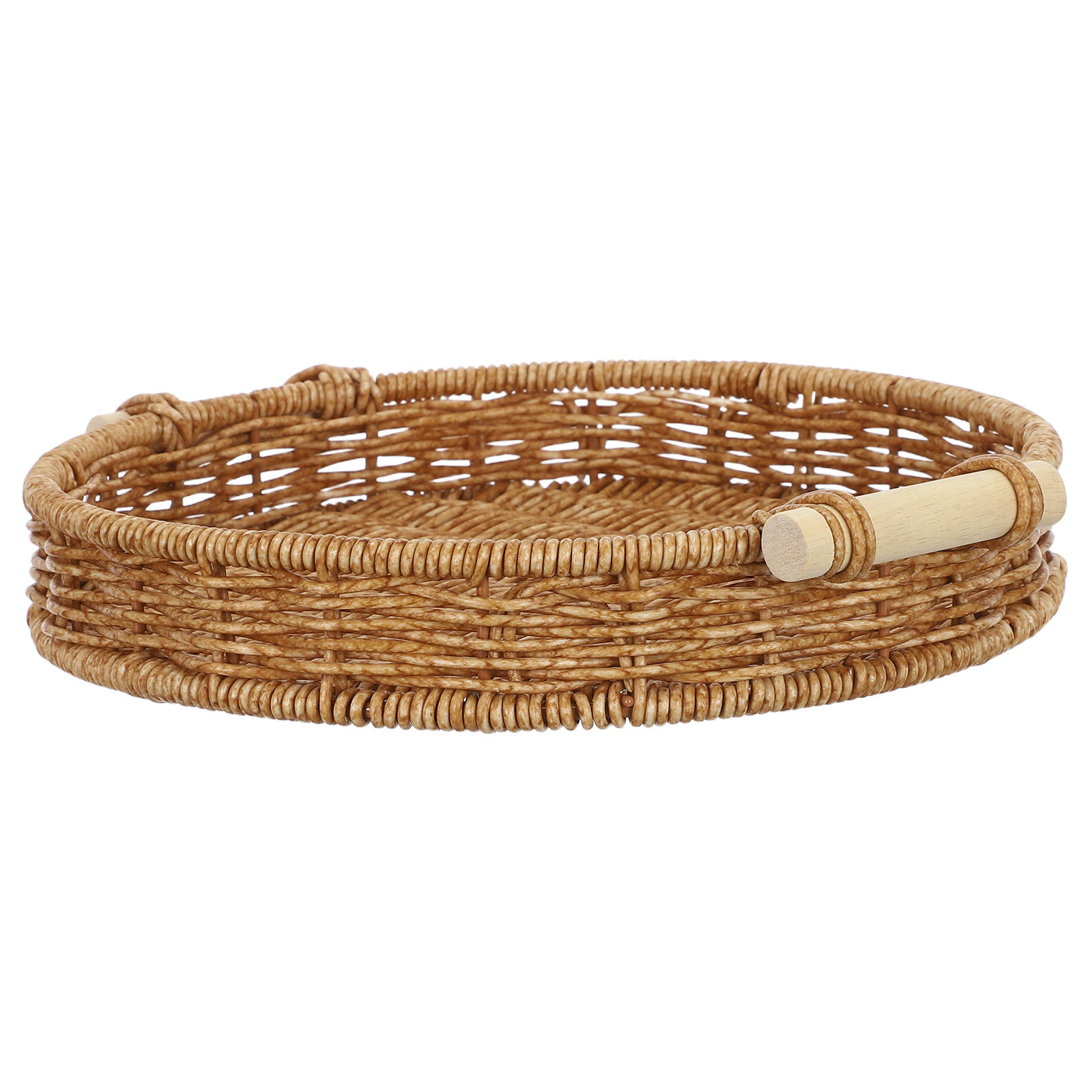 Imitation Rattan Bread Basket  - Storage Food Tray recension och pris