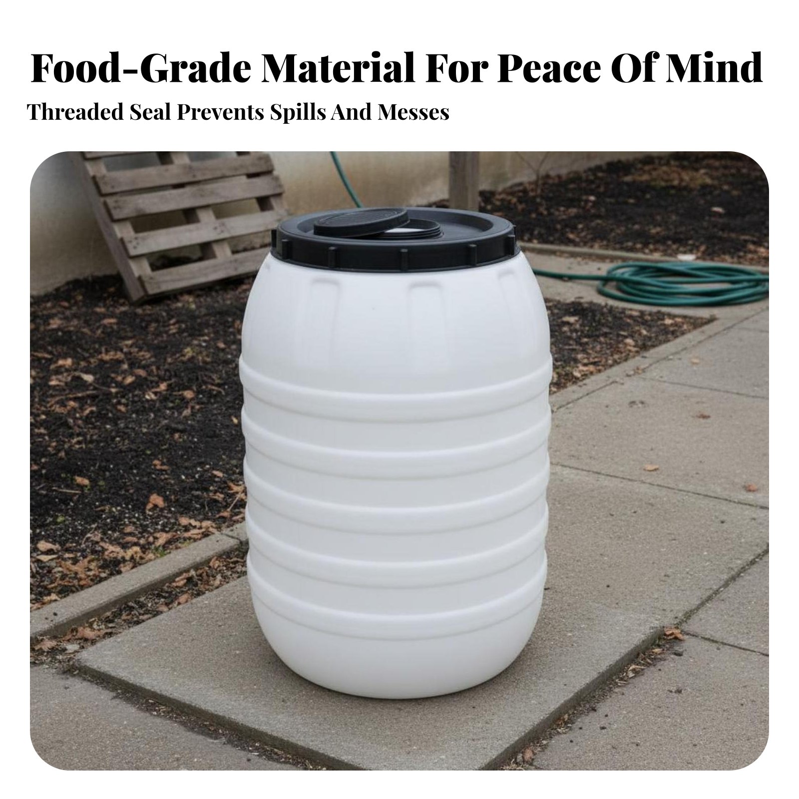 Food Grade Plastic Barrel Airt - Food Storage Plastic recension och pris