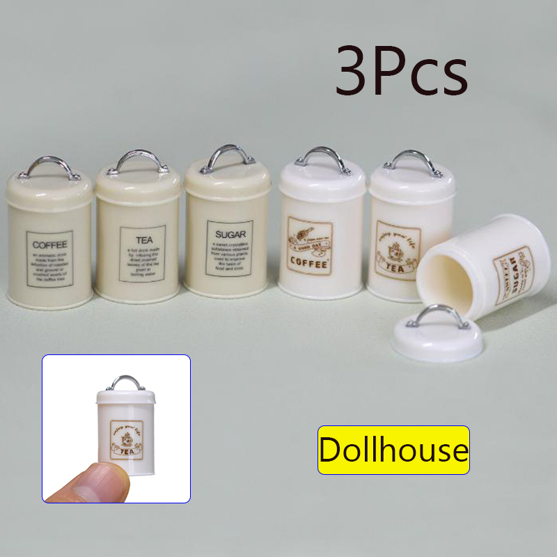 3Pcs Miniature Dollhouse Mini  - Food Storage Plastic recension och pris