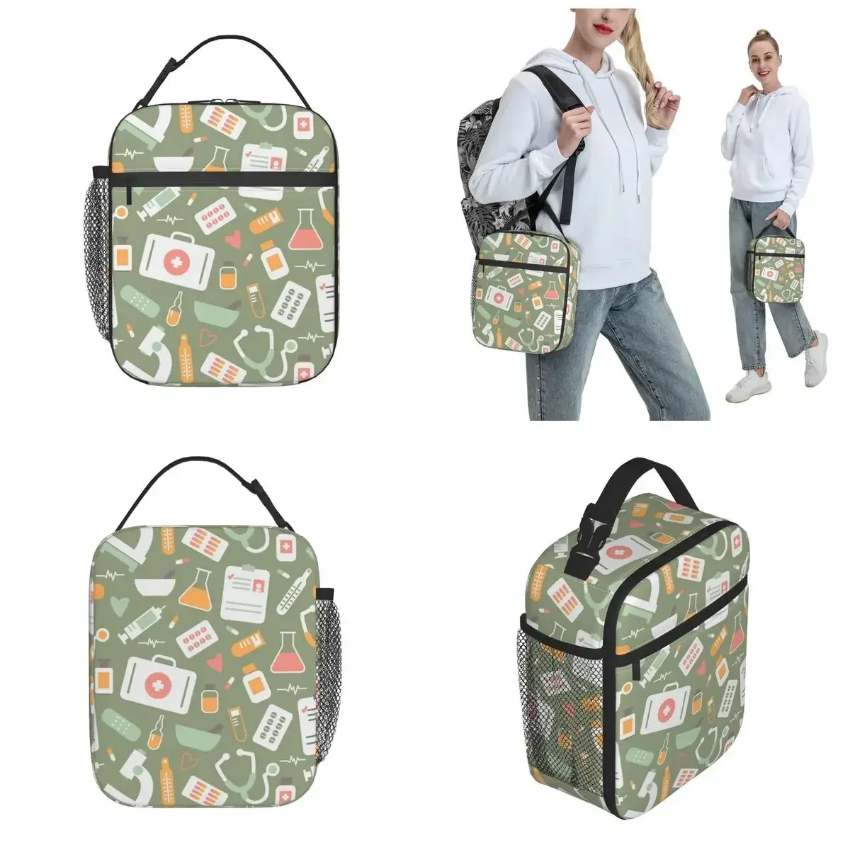 Nurse Healthcare Pattern Merch - Food Storage Zipper recension och pris