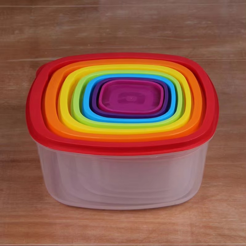 Rainbow 7pcs Food Container Pl - Food Storage Plastic recension och pris