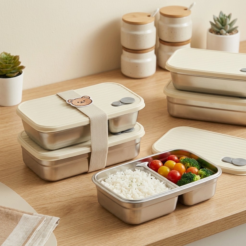 Stainless Steel Bento Box Meta - Food Storage 30 Years recension och pris