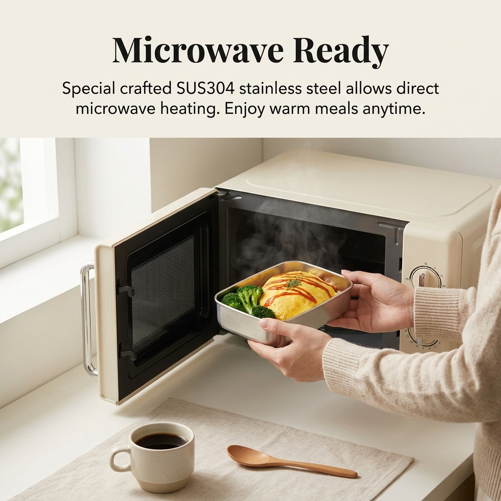 Stainless Steel Bento Box Meta - Food Storage 30 Years recension och pris