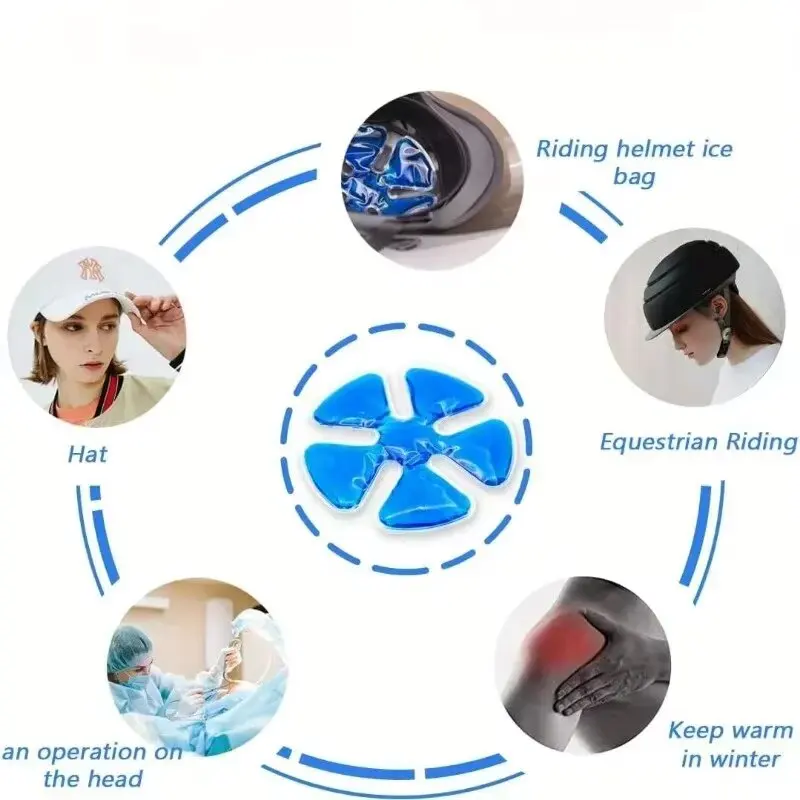 Blue Adjustable PVC Gel Ice Pa - Cold Pack Ice Gel recension och pris