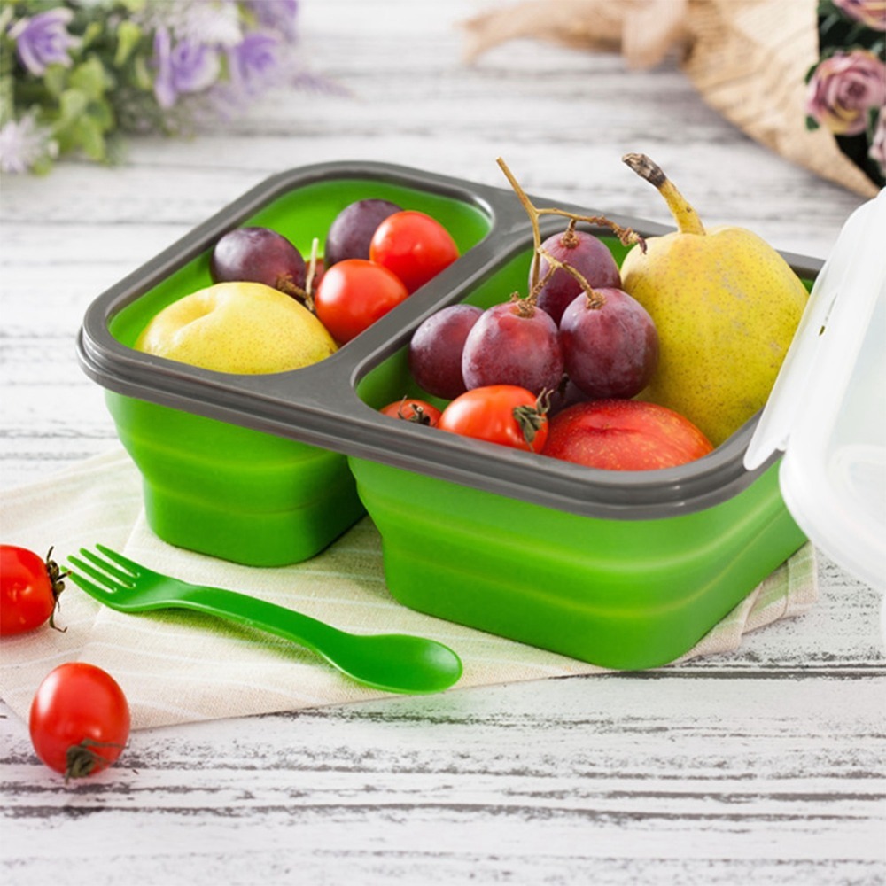 2PCS Practical 1000ml Collapsi - Food Storage Practices recension och pris