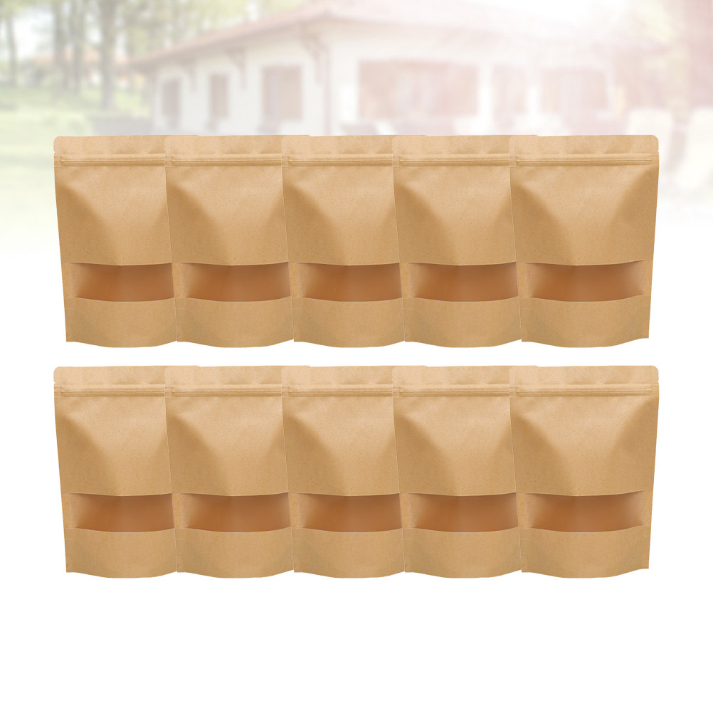 50Pcs Food Storage Kraft Paper - Food Storage Zipper recension och pris