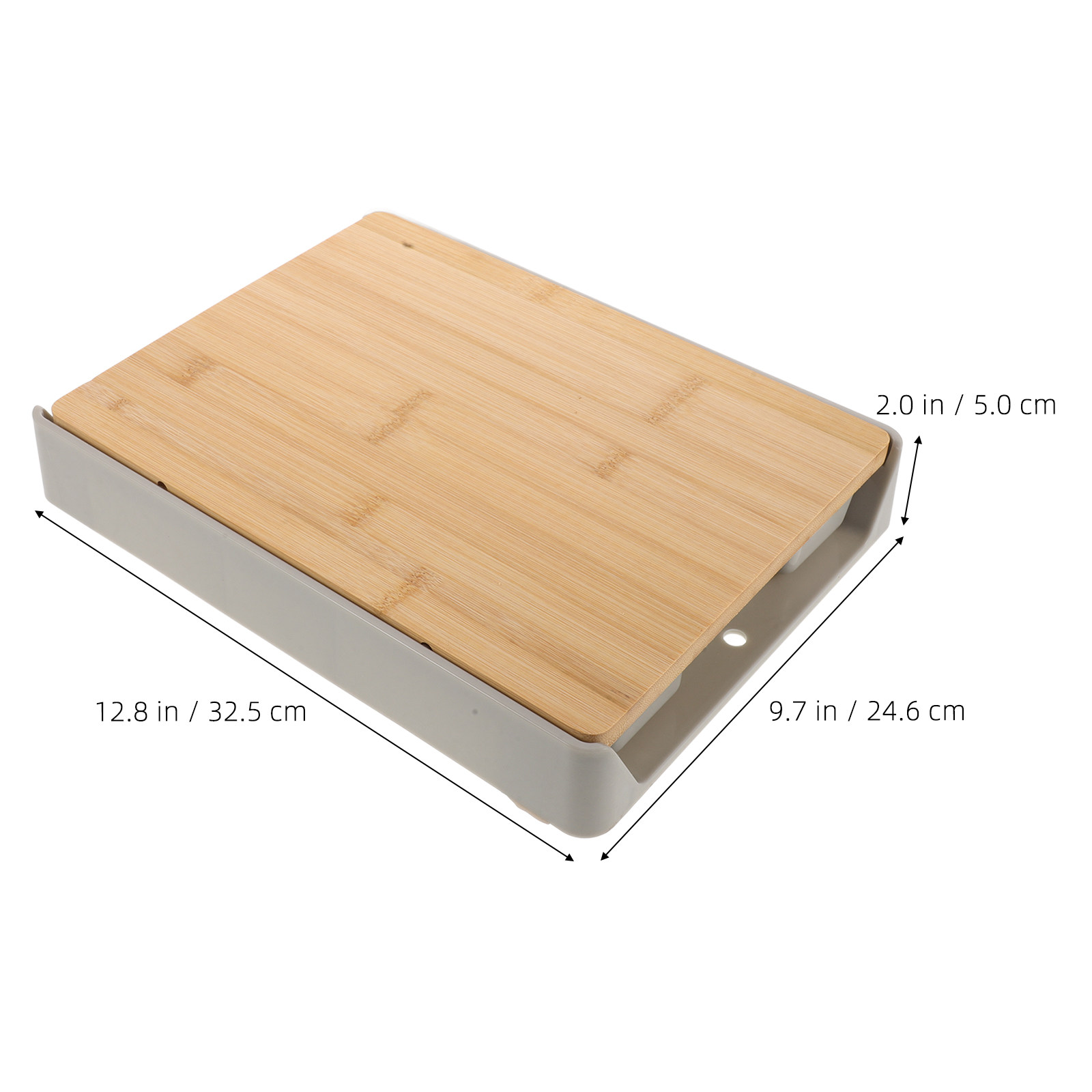 Innovative Bamboo Cutting Boar - Food Storage Plastic recension och pris