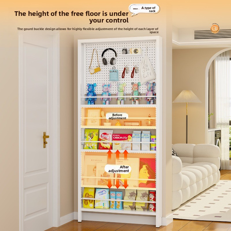 Slim Door Mount Bookcase Steel - Food Storage Drawing recension och pris