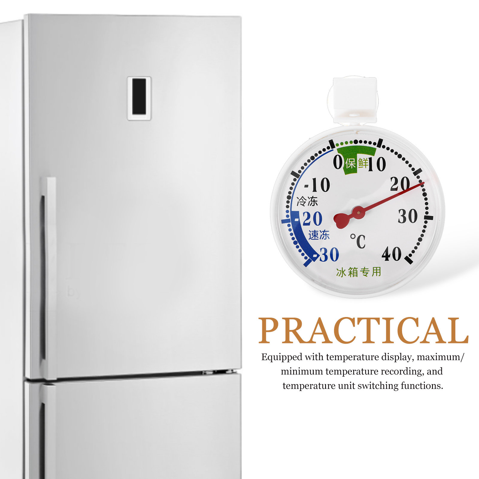 High-Low Temperature Thermomet - Food Storage Freezer recension och pris