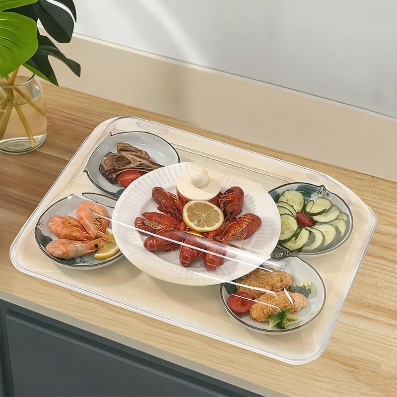 WORTHBUY Reusable Plastic Food - Food Storage Plastic recension och pris
