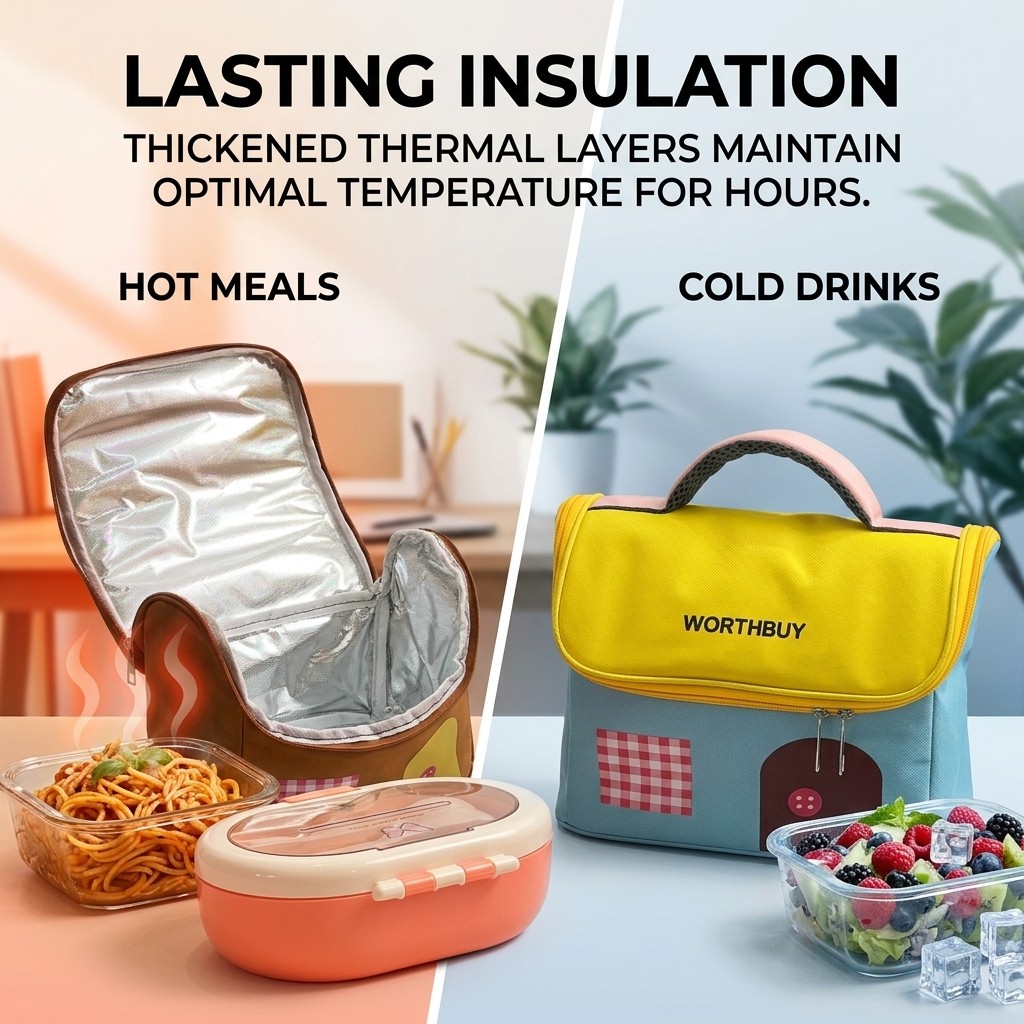 Oxford Thermal Lunch Bag with  - Food Storage Zipper recension och pris