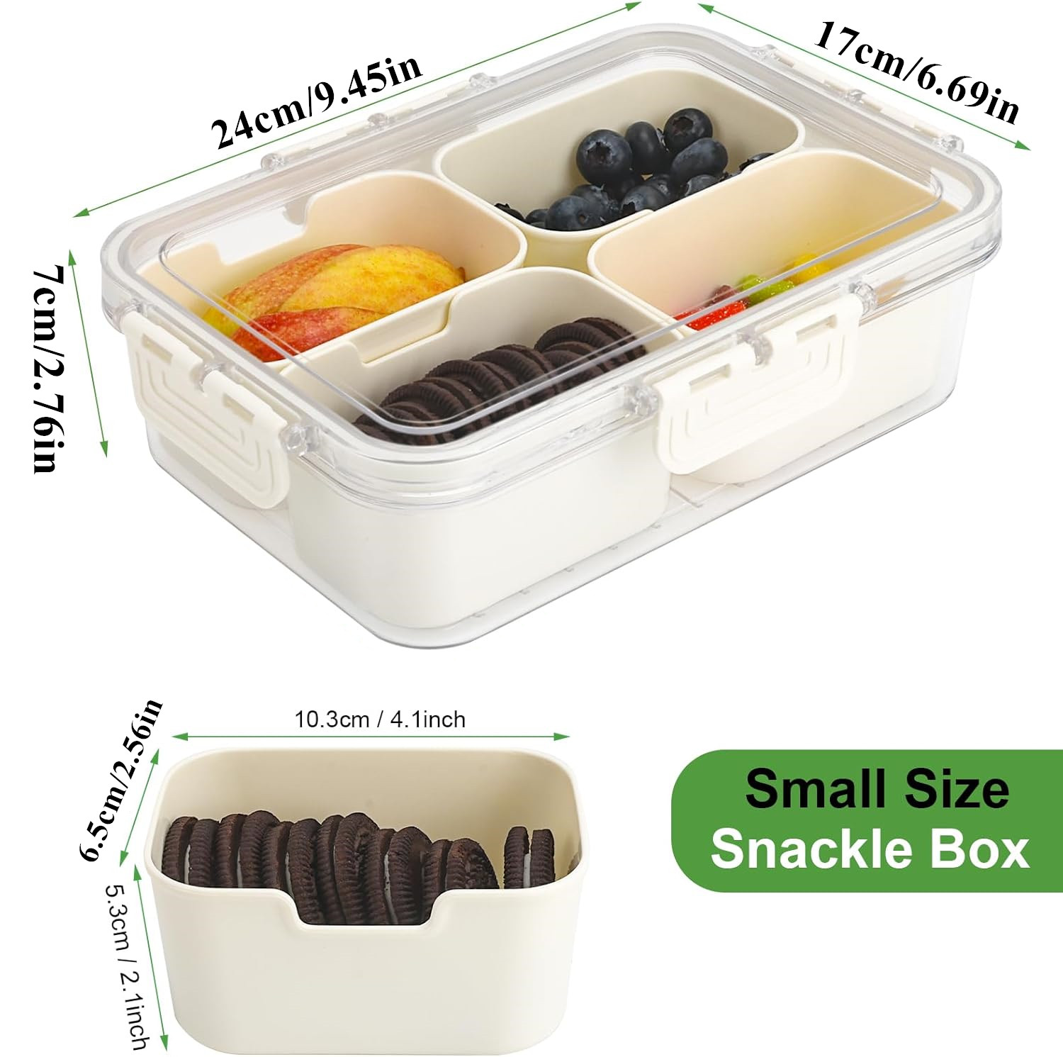 Portable Food Storage Box, Sna - Storage Food Tray recension och pris