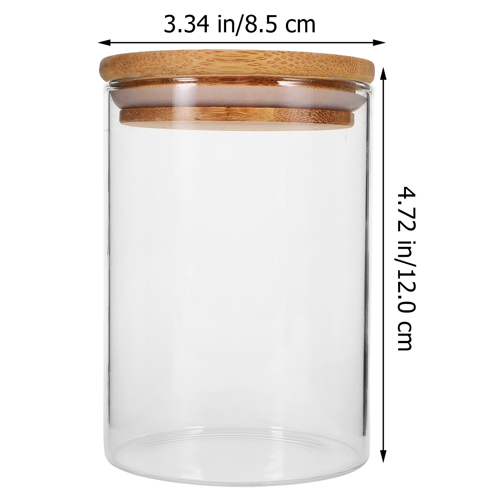 3Pcs Airtight Glass Storage Ja - Airtight Cereal Jar recension och pris