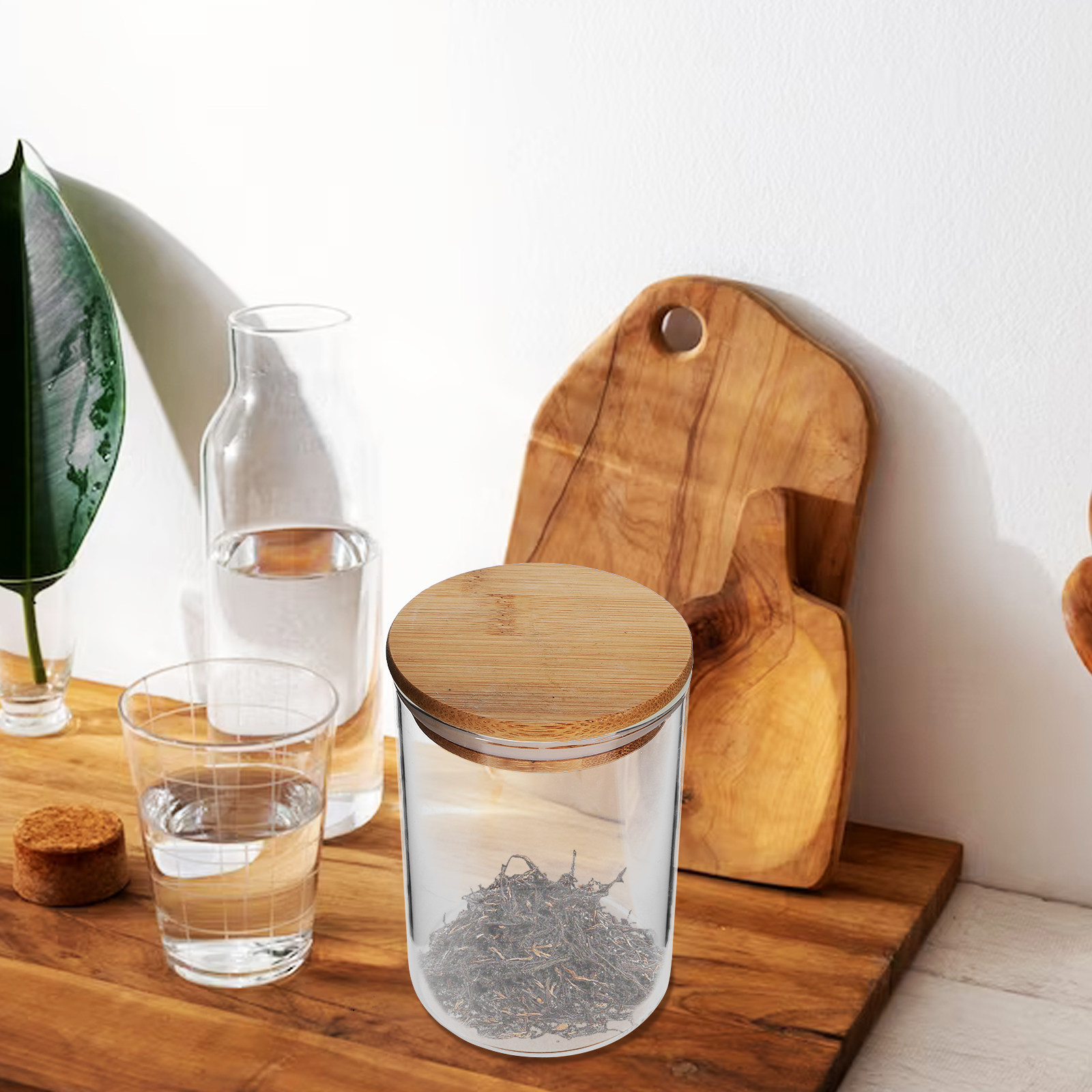 3Pcs Airtight Glass Storage Ja - Airtight Cereal Jar recension och pris