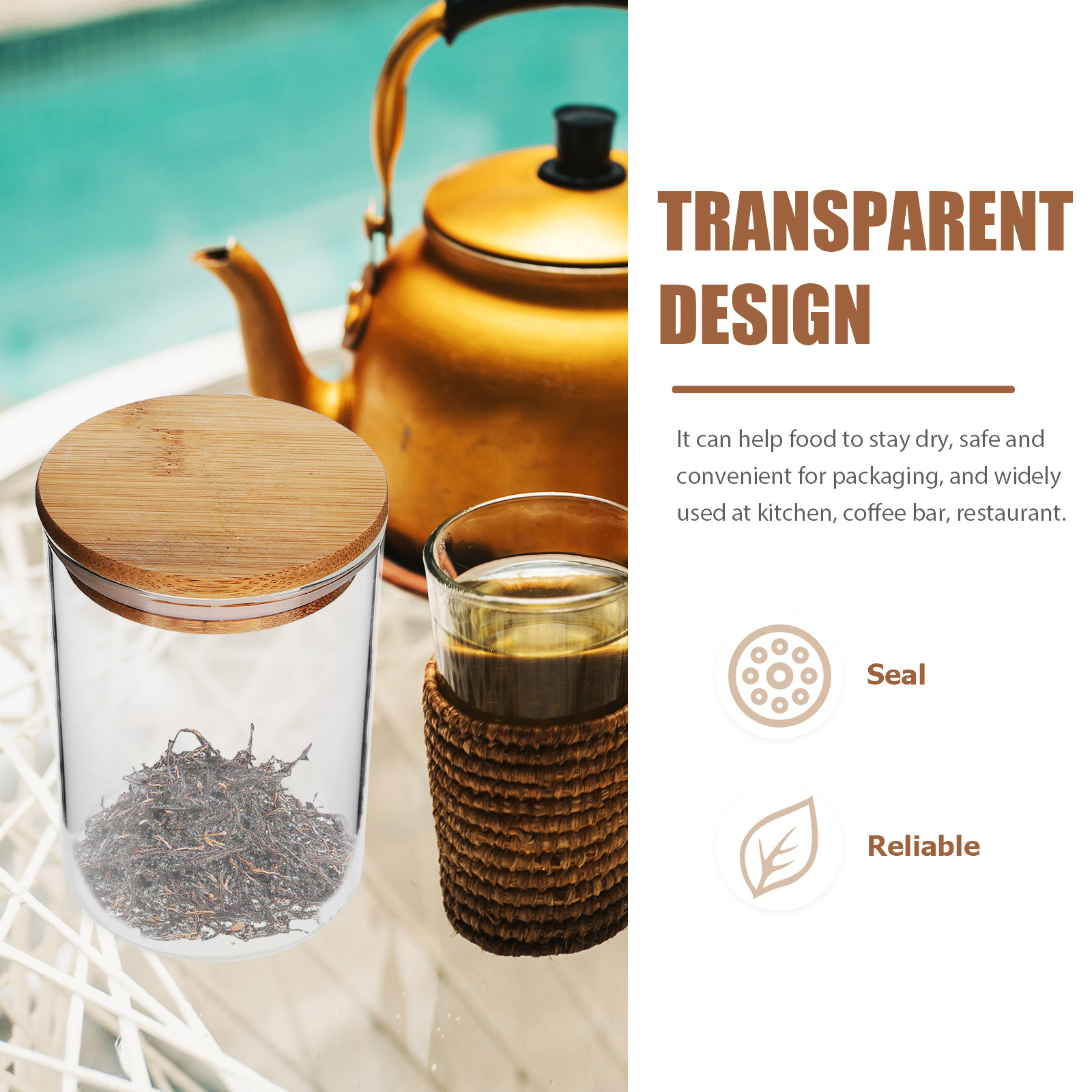 3Pcs Airtight Glass Storage Ja - Airtight Cereal Jar recension och pris