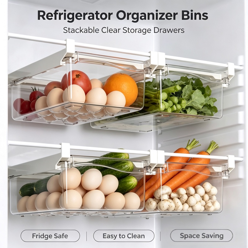 Hanging Sliding Drawer Refrige - Food Storage Without Plastic recension och pris