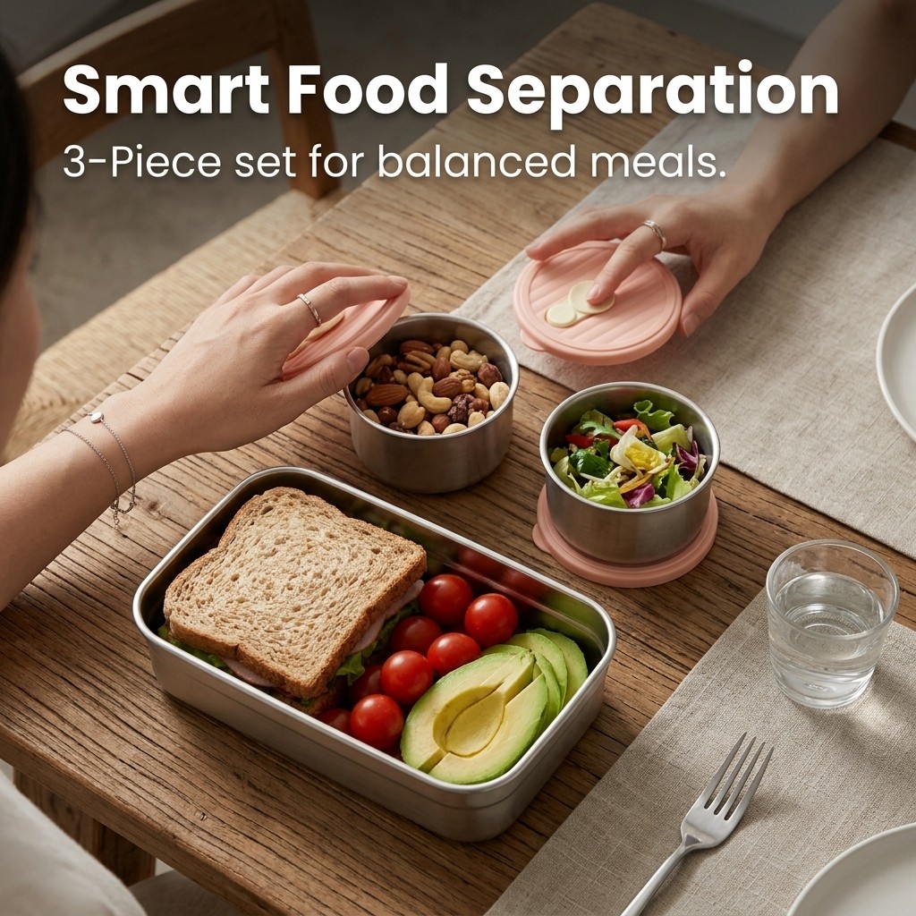 Bento Lunch Box Set Microwave  - Food Storage 30 Years recension och pris