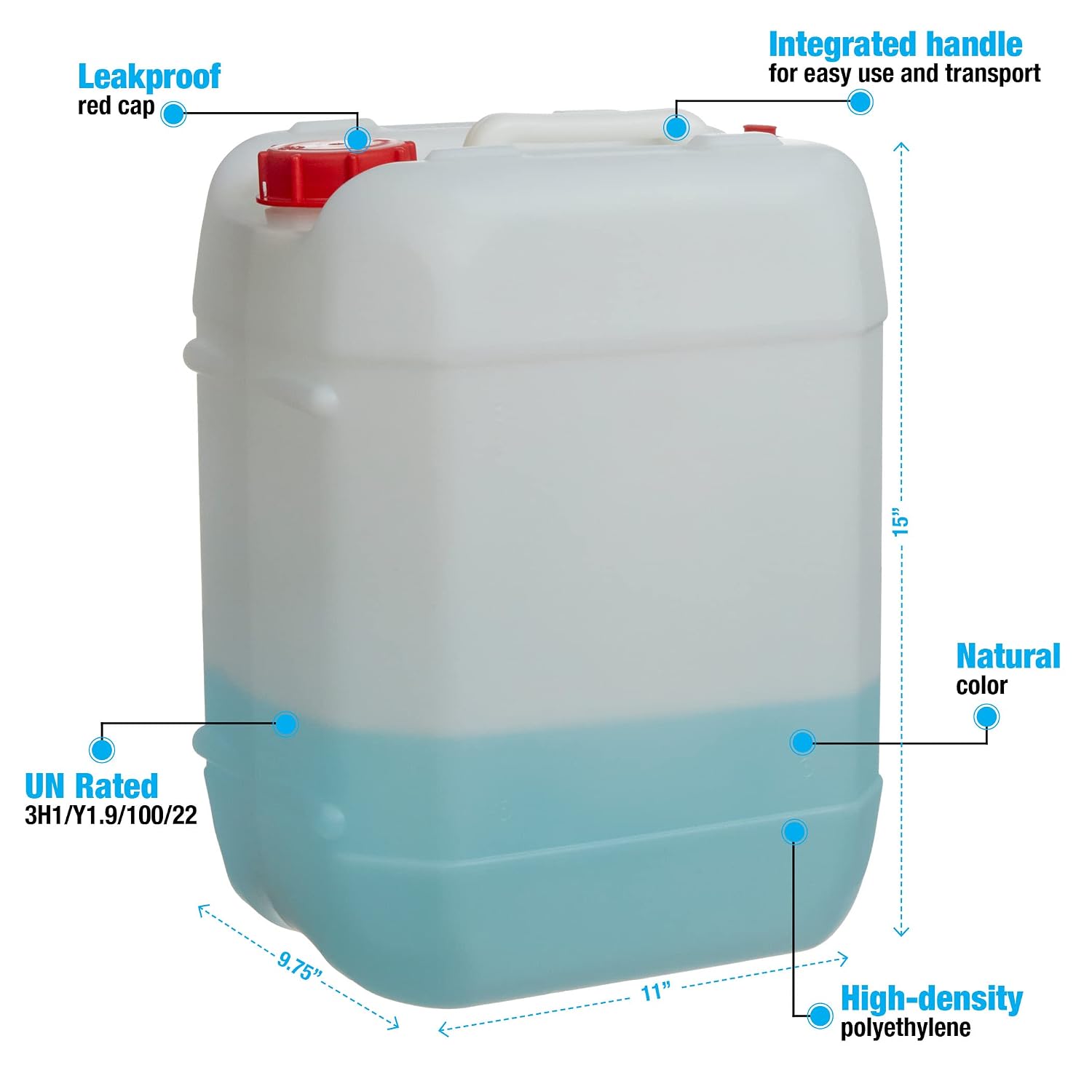 5 Gallon Stackable Plastic Car - Food Storage Plastic recension och pris