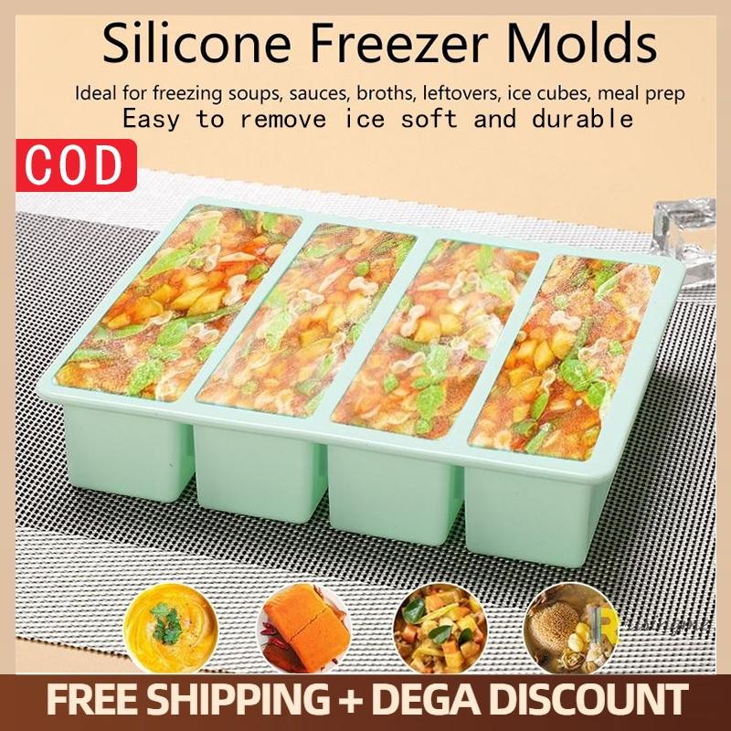 Extra Large Silicone Food Tray - Food Storage Large recension och pris