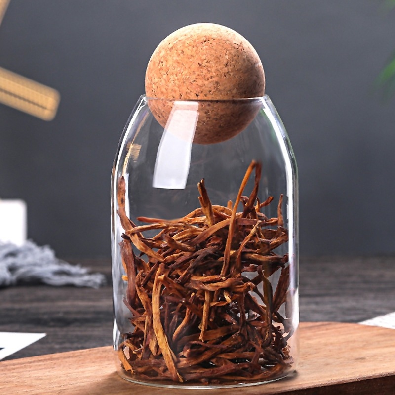 Clear Practical Wood Cork Glas - Food Storage Practices recension och pris