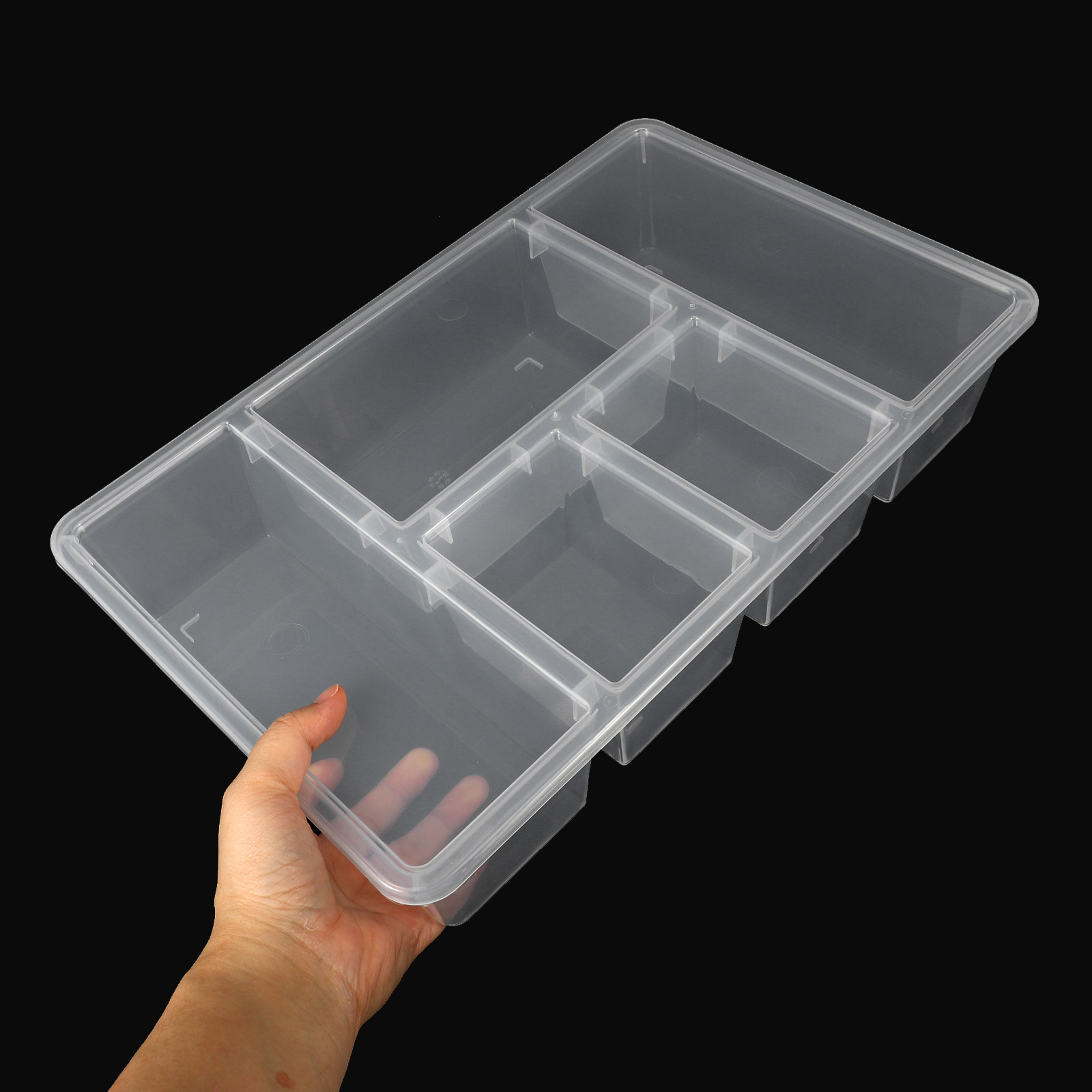 5 Compartment Veggie Tray Food - Storage Food Tray recension och pris