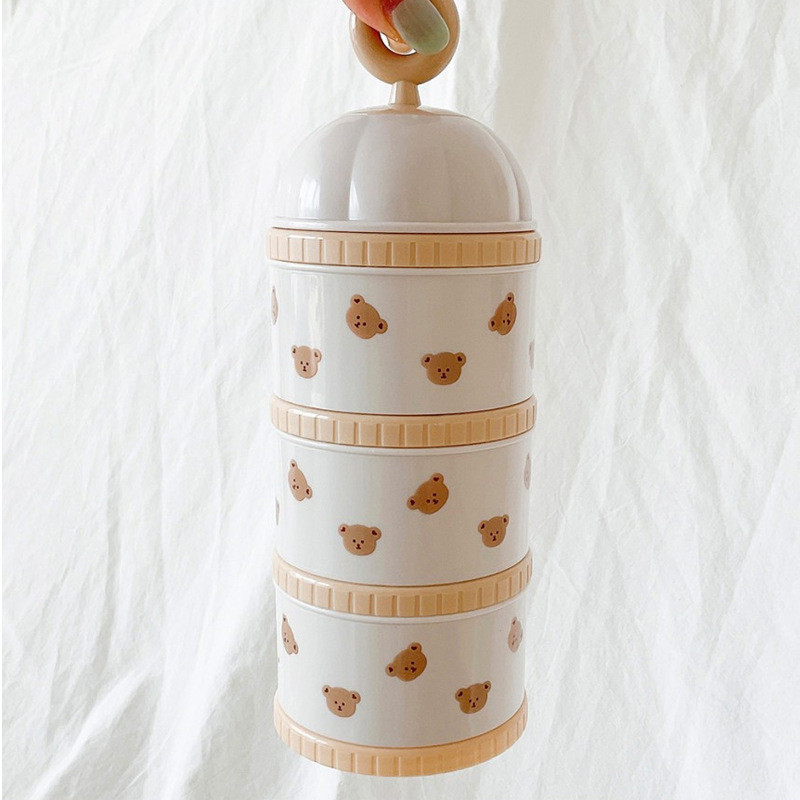 Cute Bear Milk Powder Box Baby - Food Storage Baby recension och pris