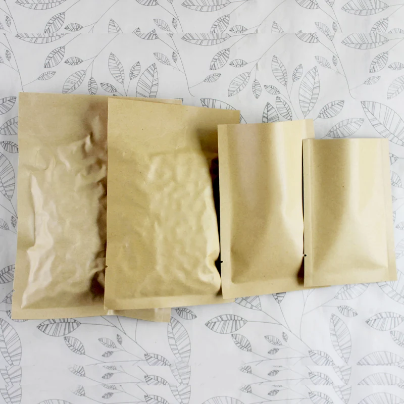 8*12cm Open Top Brown Kraft Pa - Food Storage In Mylar Bags recension och pris