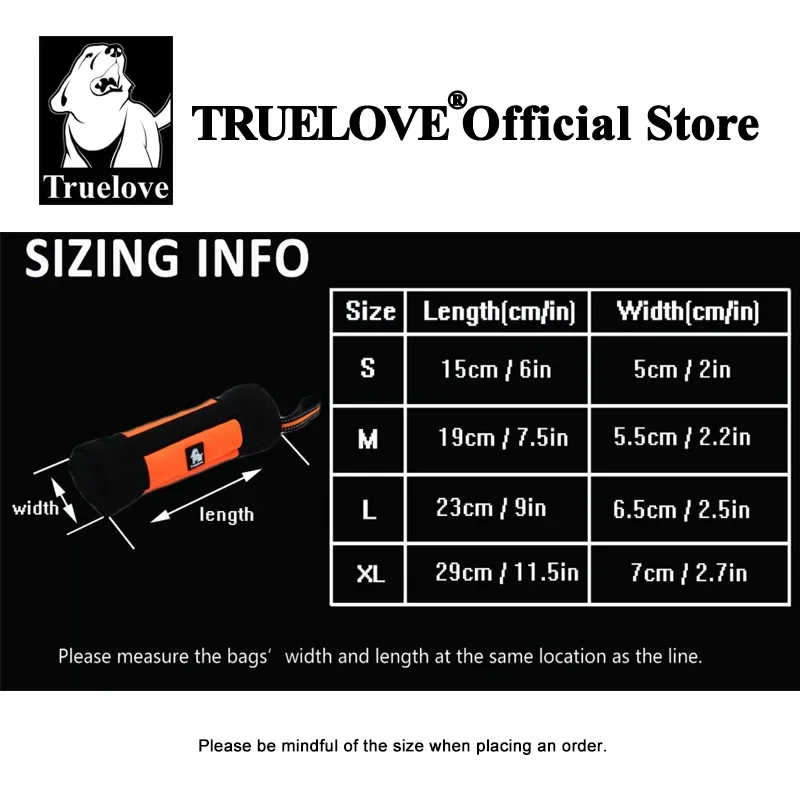 Truelove Dog Training Retrieve - Food Storage Zipper recension och pris