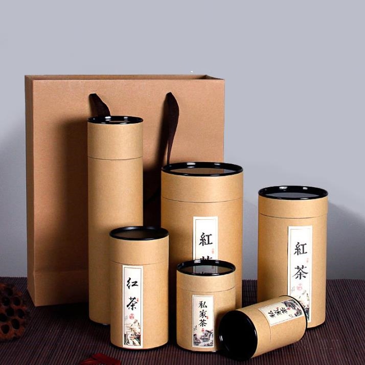 Tea Packaging Tube Box Drawing - Food Storage Drawing recension och pris