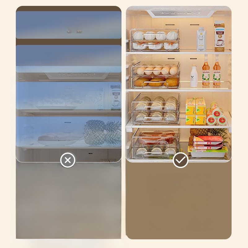 Draw-Type Fridge Storage Box D - Food Storage Drawing recension och pris