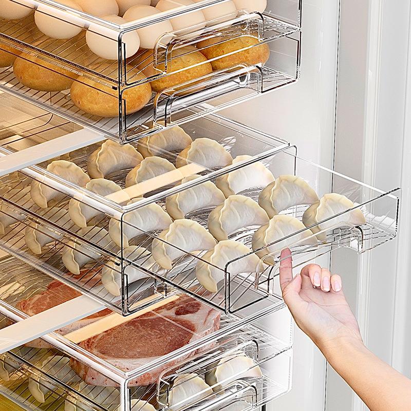 Draw-Type Fridge Storage Box D - Food Storage Drawing recension och pris