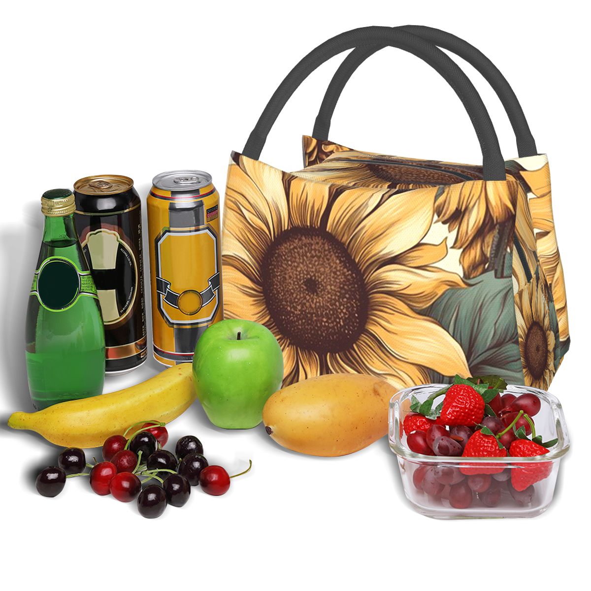 Golden Sunflower Cluster Botan - Food Storage Drawing recension och pris