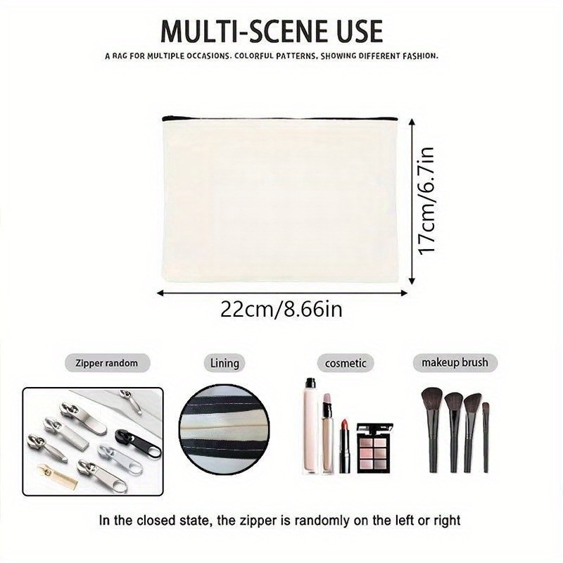 1PC Fun Travel Makeup Bag Mult - Food Storage Zipper recension och pris