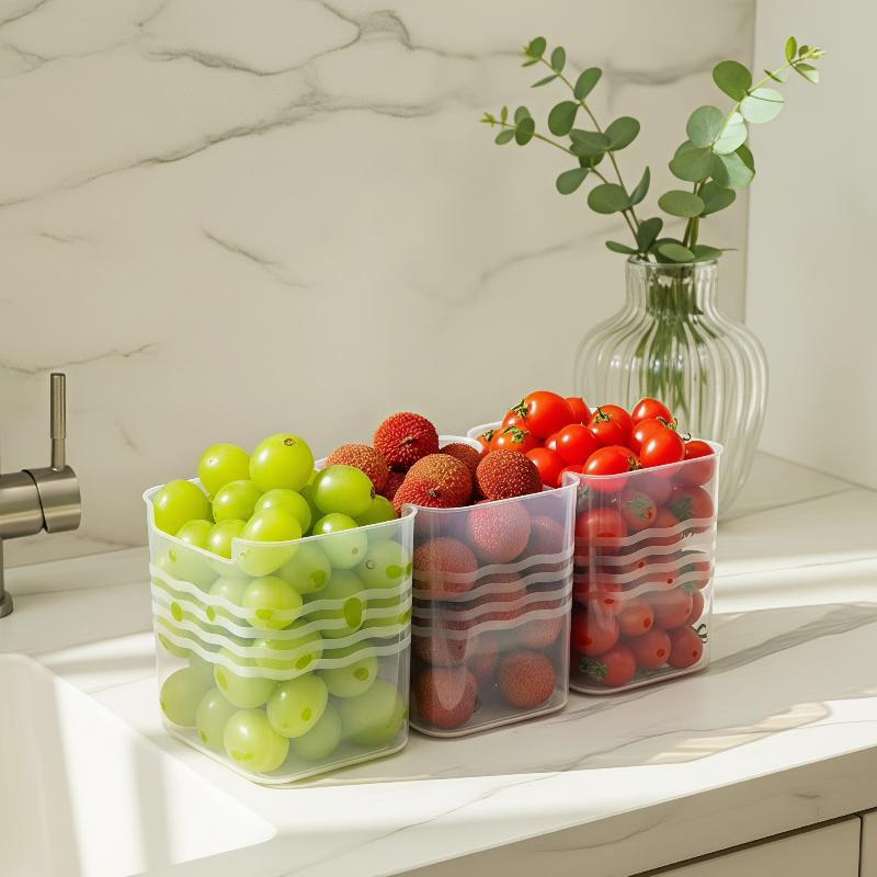 New！4Pcs Kitchen Organization  - Food Storage For Refrigerator recension och pris