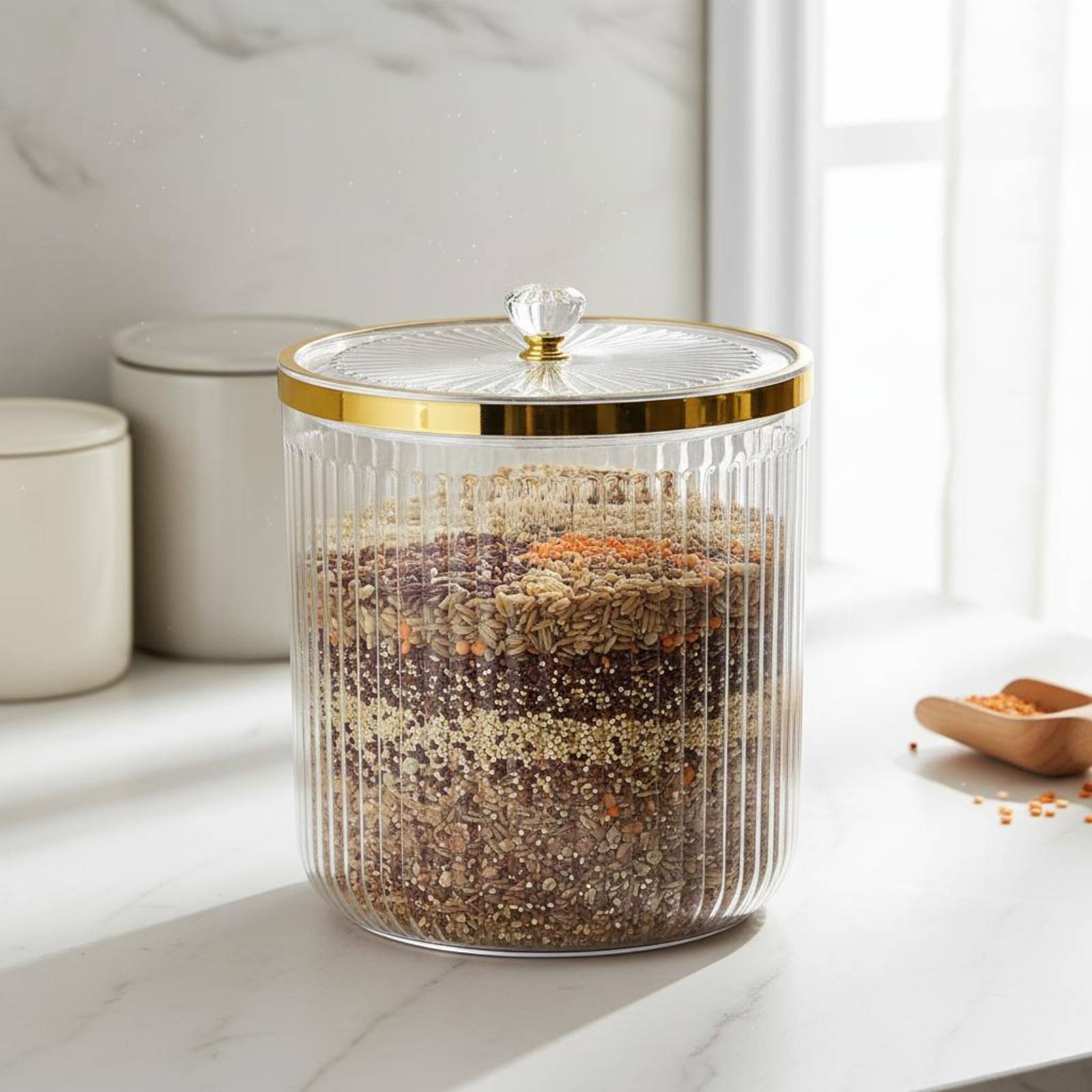 Dry Food Storage Container Wid - Food Storage Jars Airtight recension och pris