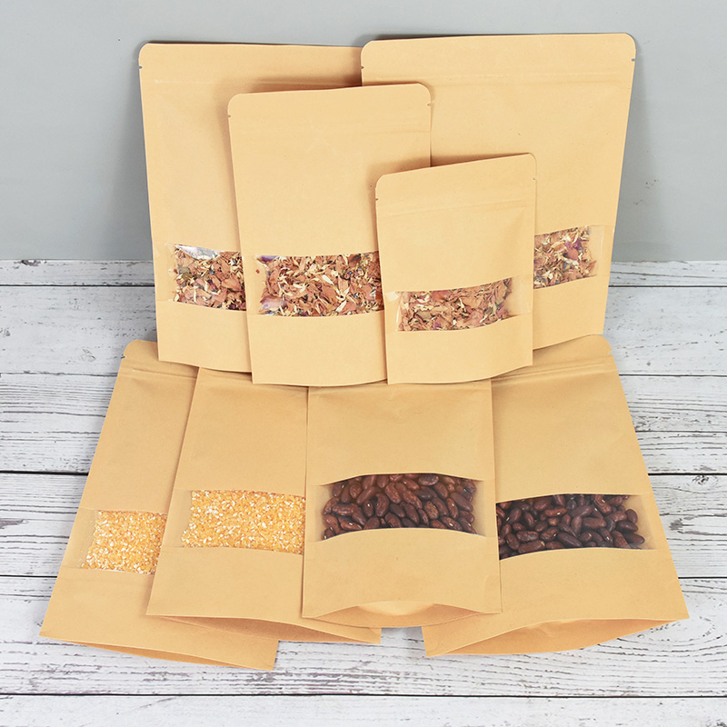 20/50pcs Kraft Paper Zip Lock  - Food Storage Zipper recension och pris