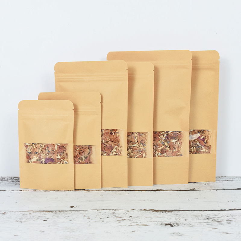 20/50pcs Kraft Paper Zip Lock  - Food Storage Zipper recension och pris