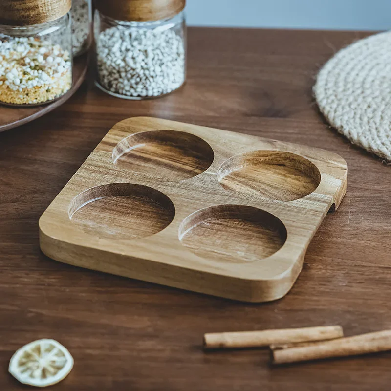 Wood Lid Orgnizer Glass Airtig - Food Storage Jars Airtight recension och pris