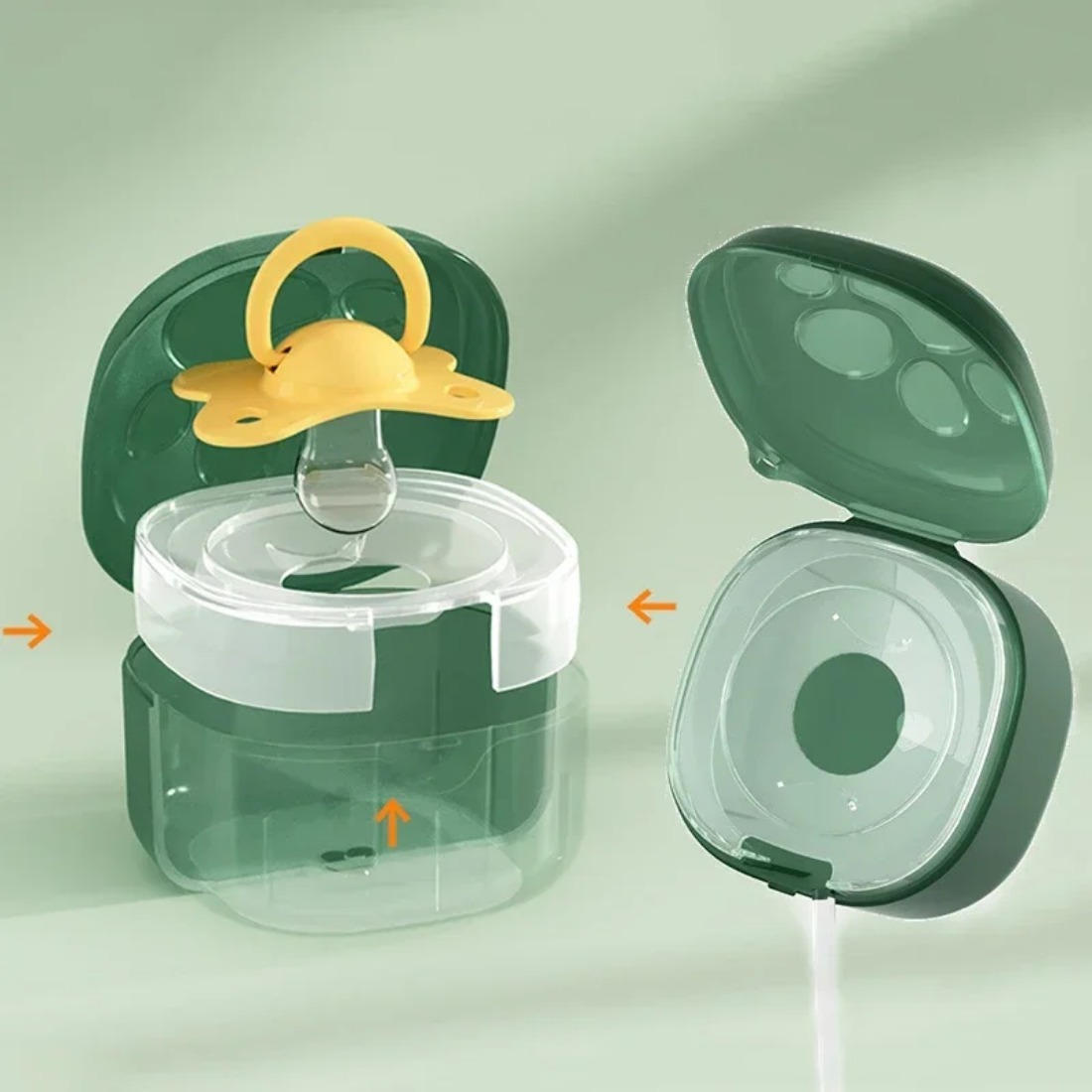 Food Grade Silicone Pacifier B - Food Storage Baby recension och pris