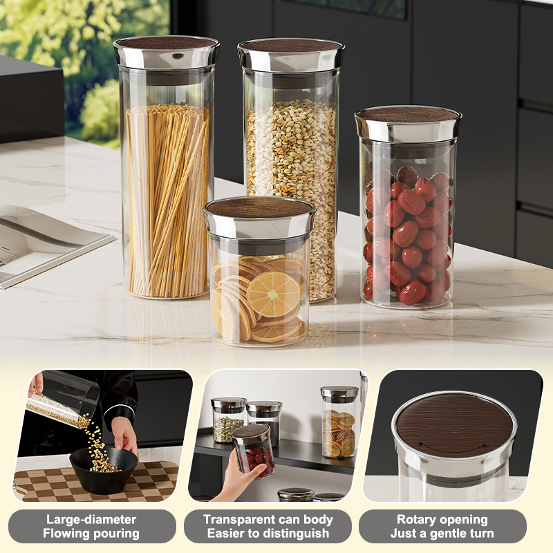 Uforu Food Grade Cereal Contai - Airtight Cereal Jar recension och pris