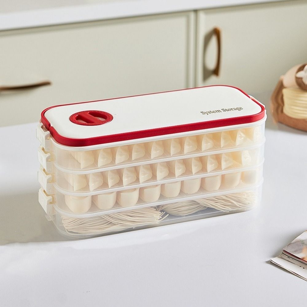 Practical Plastic Dumpling Box - Food Storage Practices recension och pris