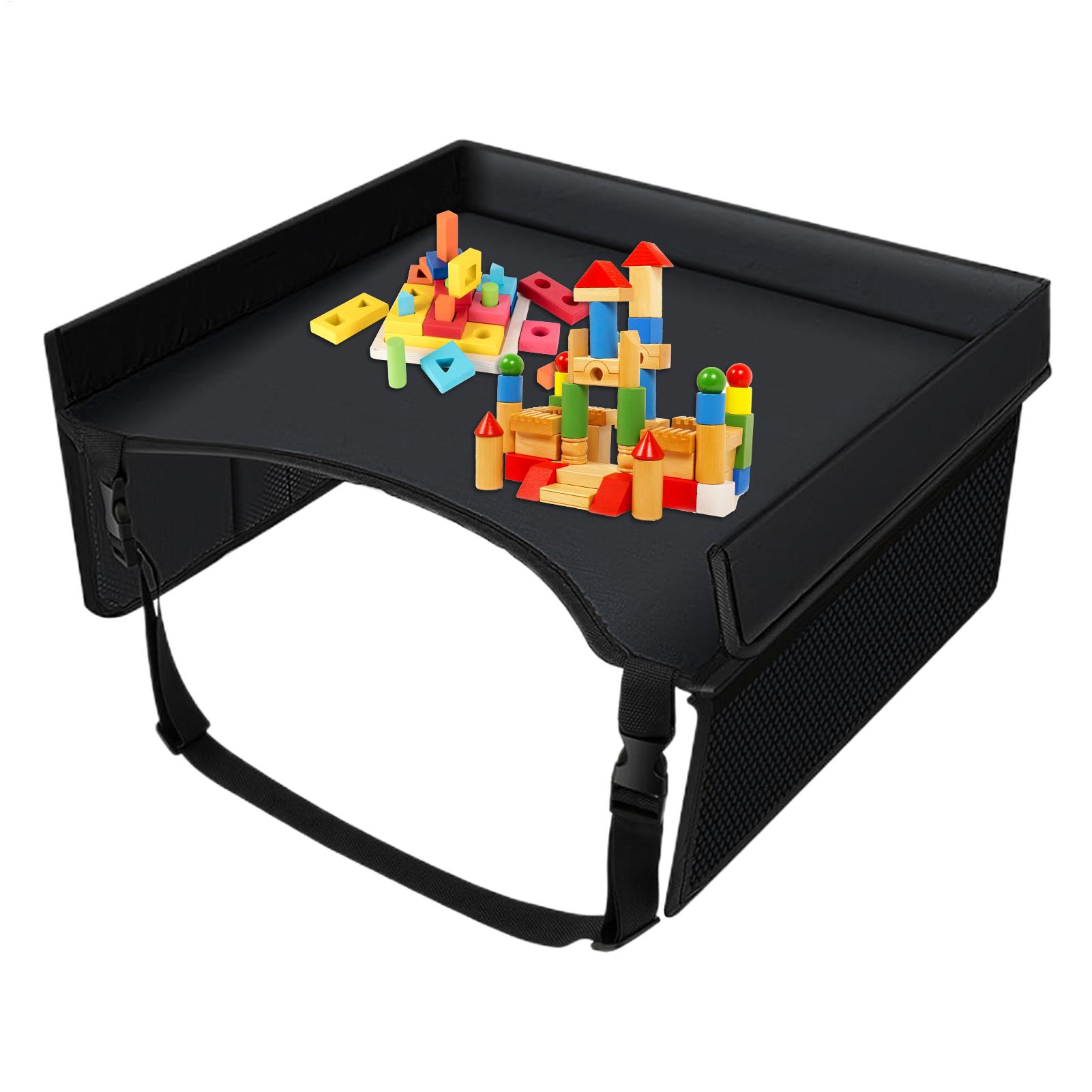 Kids Travel Tray Car Seat Tray - Food Storage Drawing recension och pris