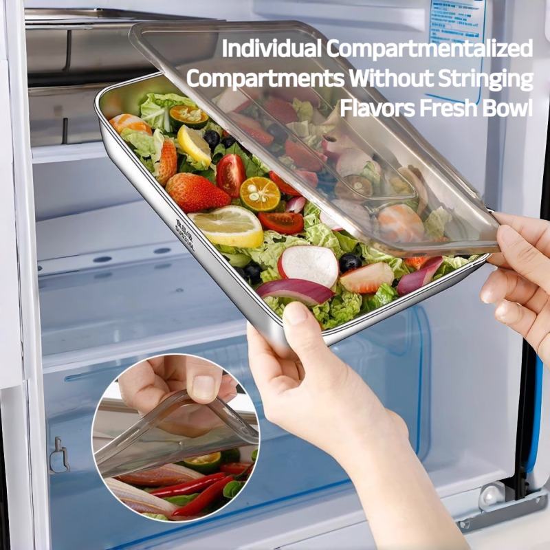 Medical Grade Antibacterial St - Storage Food Tray recension och pris