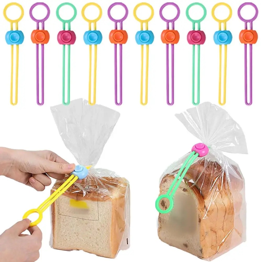 10pcs Silicone Food Bag Sealin - Food Storage Silicone Bags recension och pris