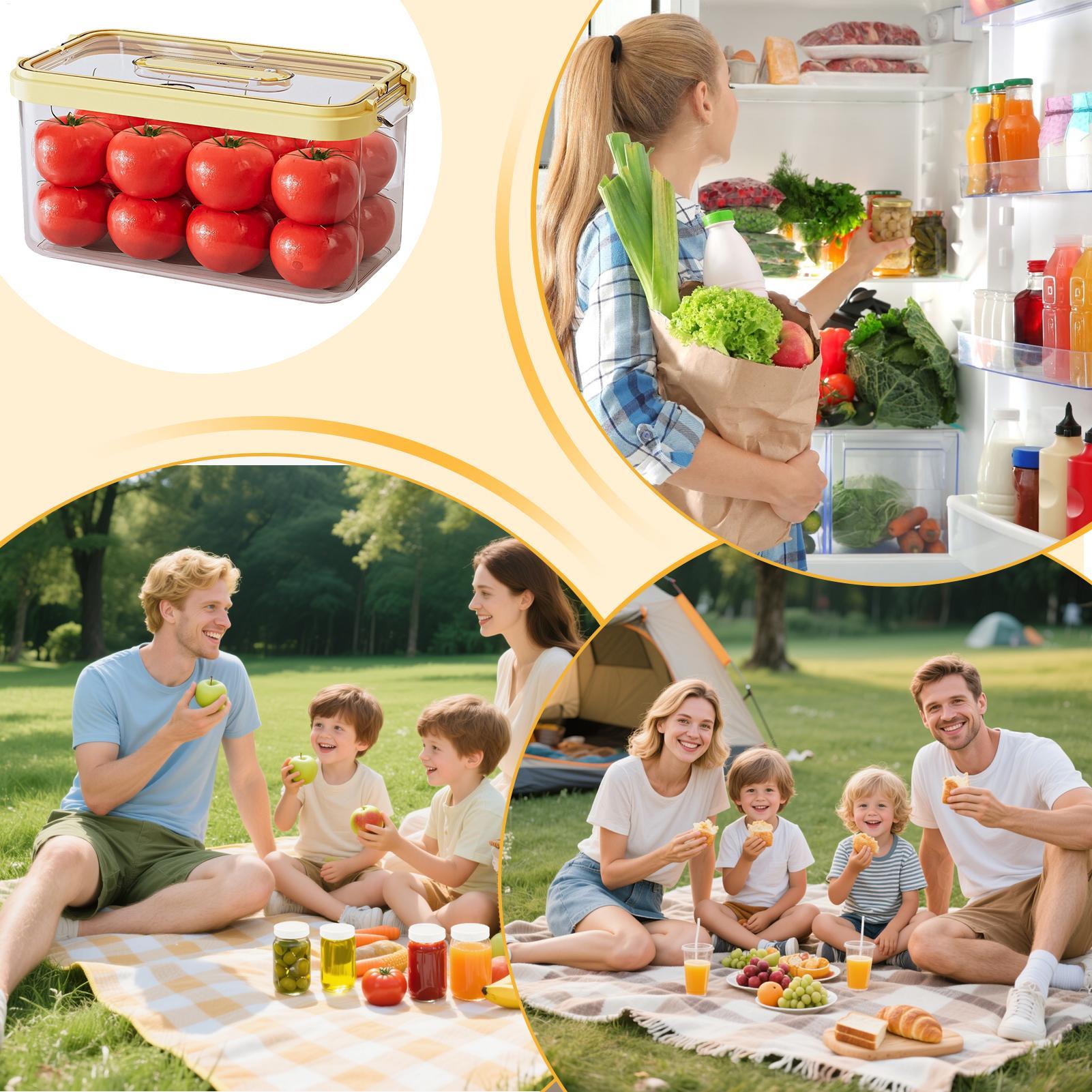 Fridge Food Storage Containers - Food Storage Large recension och pris