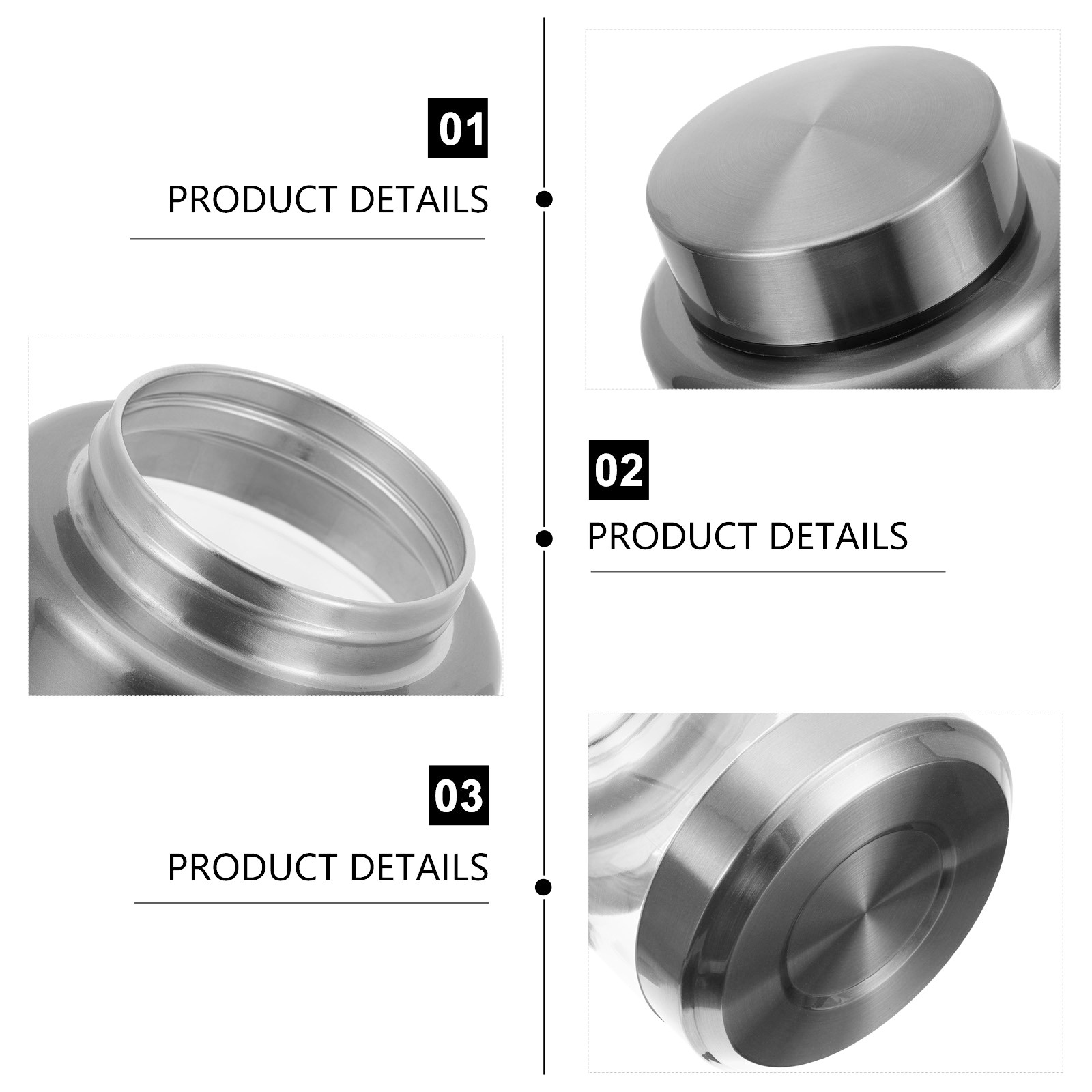 Stainless Steel Airtight Food  - Airtight Cereal Jar recension och pris